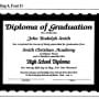 Diploma Wording 4, Font D