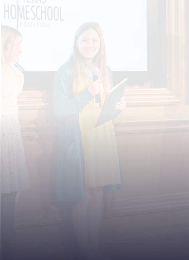 A student speaking at THSC Capitol Days